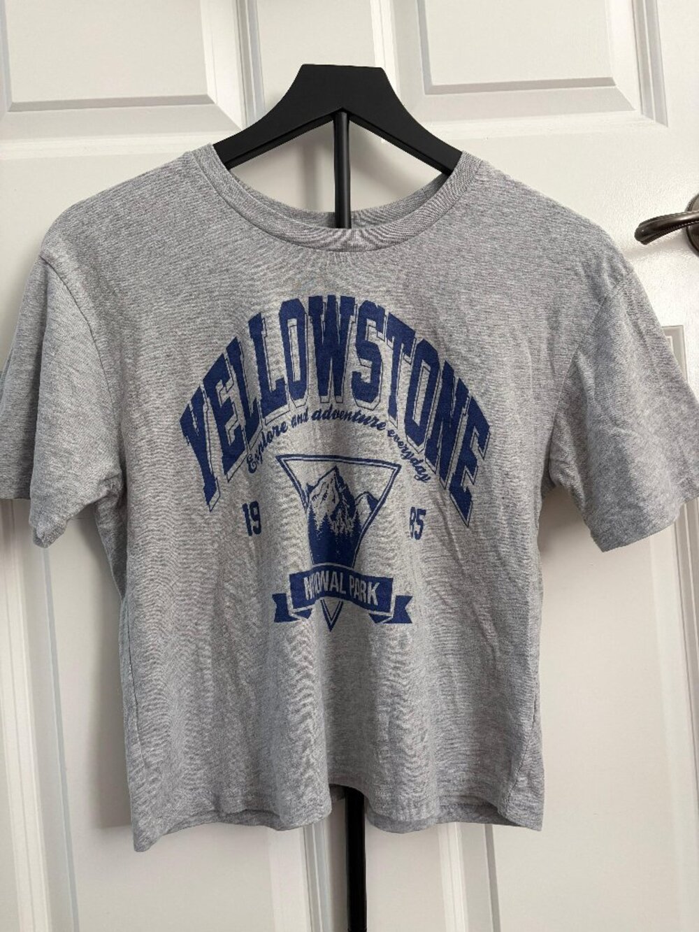 Women’s Rebellious One Yellowstone National Park Cropped T-shirt Medium